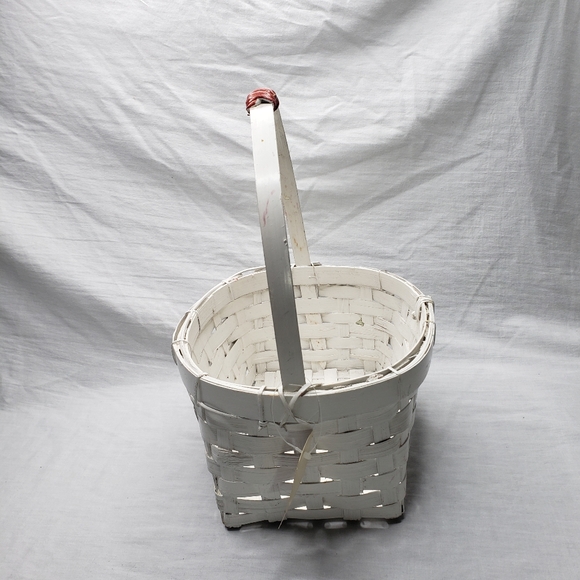 Two Wicker Holiday Christmas Wicker Baskets Letters Noel and Rustic Reindeer - Picture 13 of 14